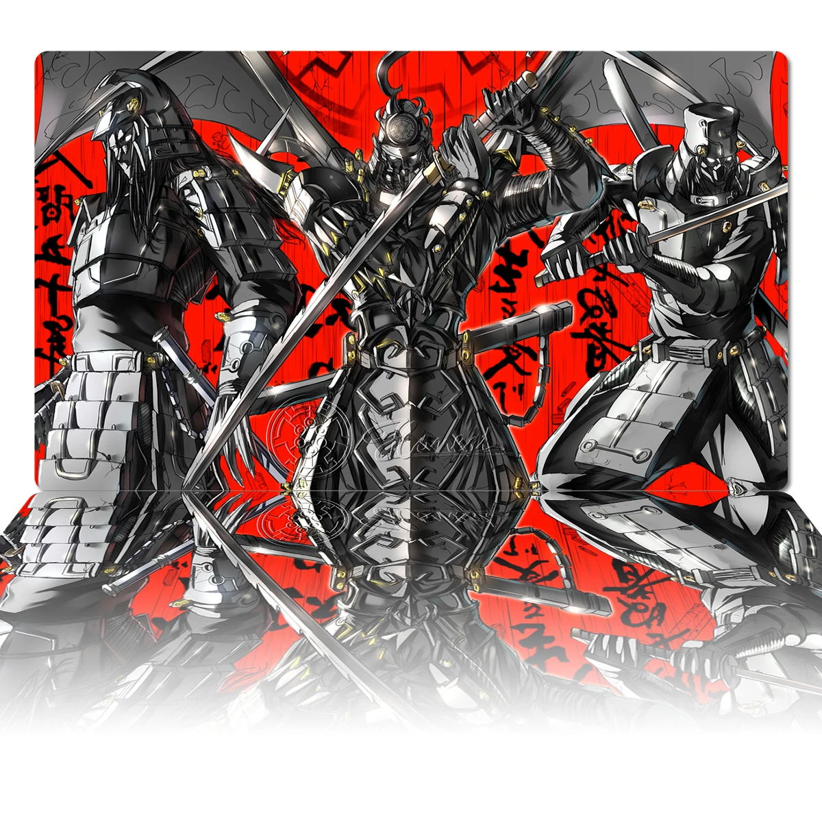 

YuGiOh Playmat Six Samurai TCG CCG Board Game Trading Card Game Mat Custom Gaming Accessories Anime Mouse Pad Desk Mat Zones Bag