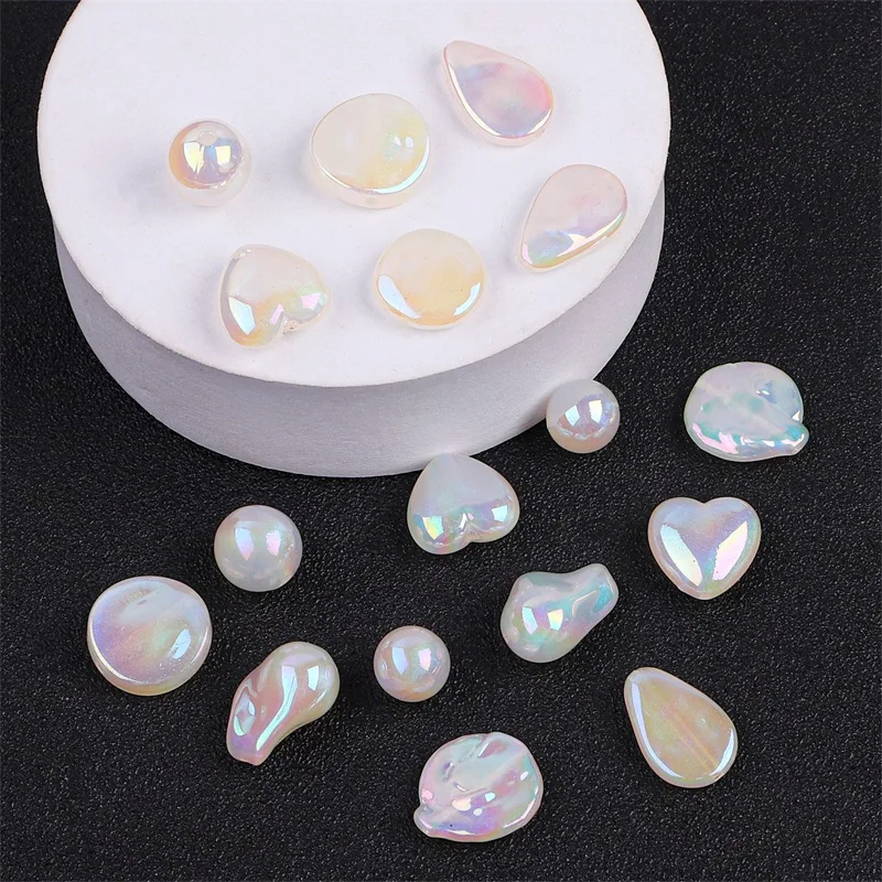 

Irregular Acrlic Imitation Pearls Beads Symphony Loose Beads for DIY Making Bracelet Earrings beaded jewelry accessoris supplies