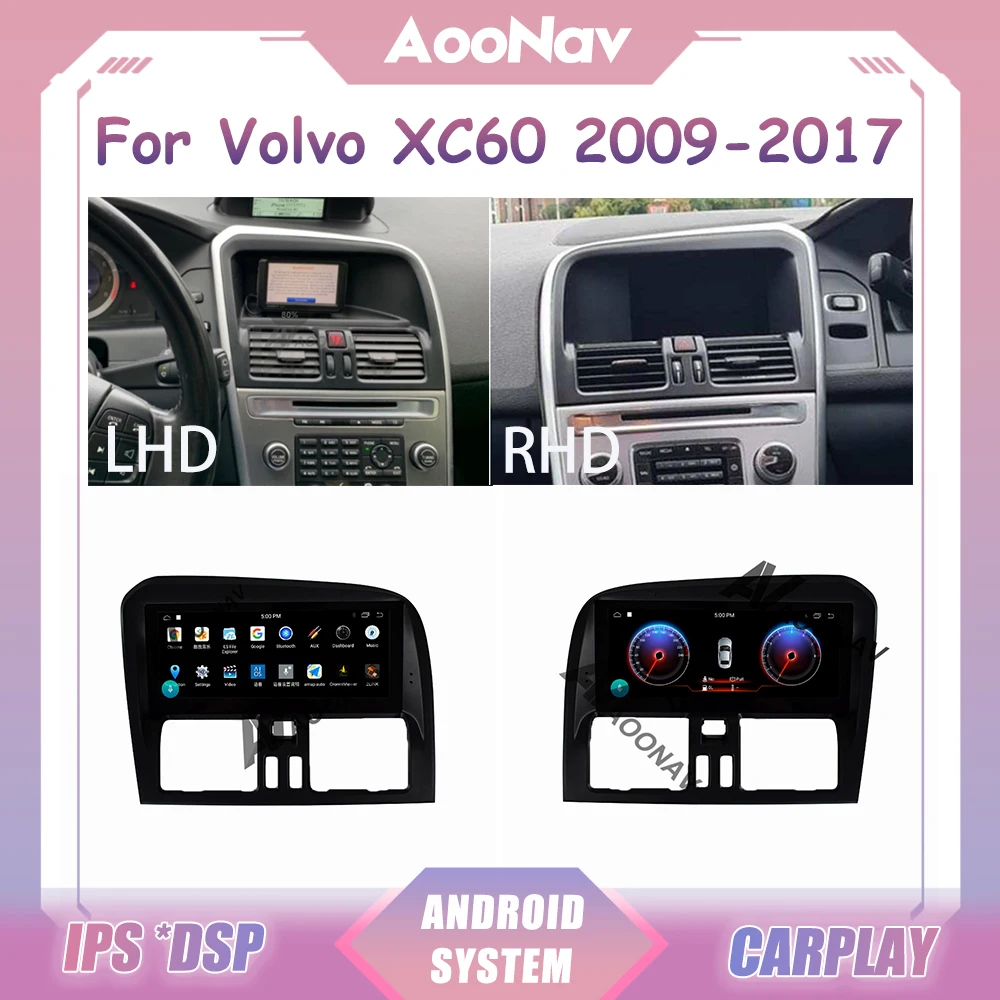 

Автомагнитола PX6 для Volvo XC60 2009-2017 LHD RHD DVD Carplay стерео Мультимедийный плеер Android GPS навигация HD IPS сенсорный экран