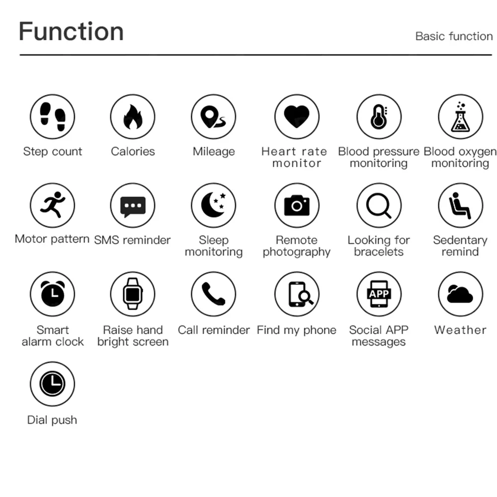 Многофункциональные мужские и женские умные часы спортивный браслет с Bluetooth