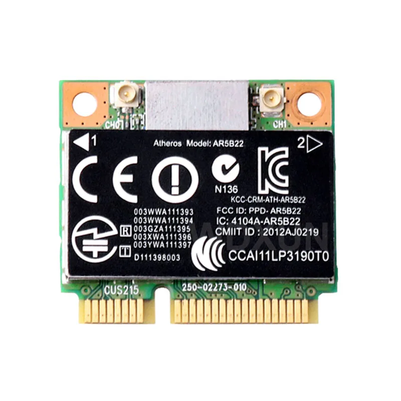 Карта Atheros AR5B22 AR9462 802.11a/b/g/n 2 4G/5G Wifi Bluetooth 4 0 для HP sps 676786-001 4540s 4445s 4340s 4740s 2170 s 9470 p m |
