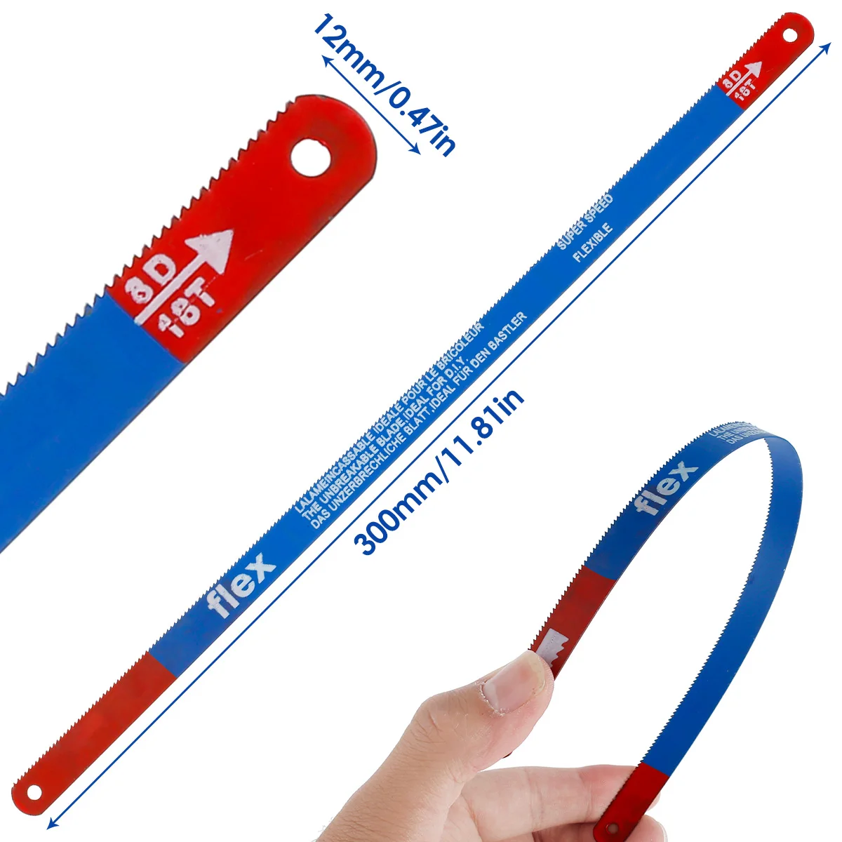 Набор сменных ножовочных пил 11 8 дюйма 10 шт. ножовочное полотно для быстрой резки