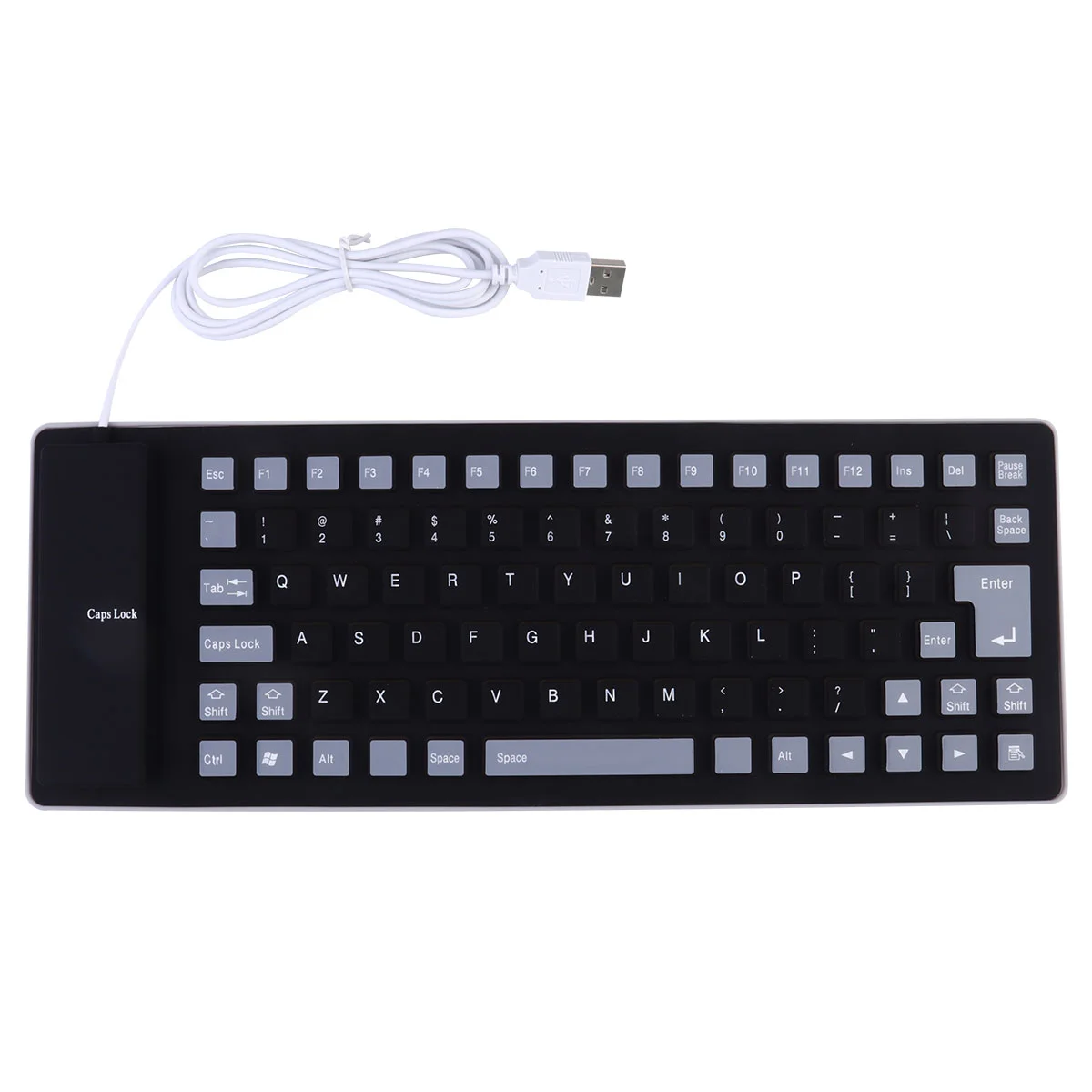 

Keyboard Rollcomputer Silicone Foldable External Flexible Portable Wired Waterproof Notebook Tablet Pc Usb