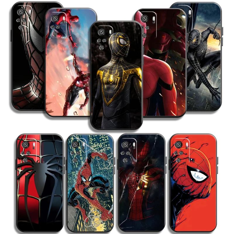 

Marvel Spiderman Phone Cases For Xiaomi Redmi 9AT 9 9T 9A 9C Redmi Note 9 9 Pro 9S 9 Pro 5G Coque Soft TPU Funda Carcasa