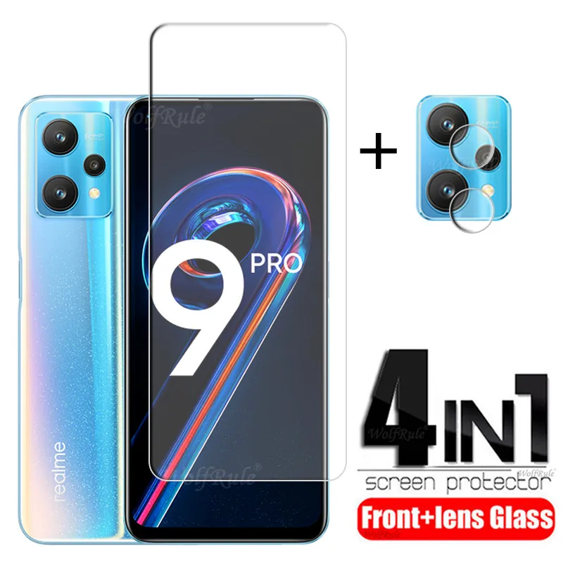

For Realme 9 Pro Glass For OPPO Realme 9 Pro Plus Screen Protector Phone Film 9H HD Tempered Glass For Realme 9 Pro Lens Glass