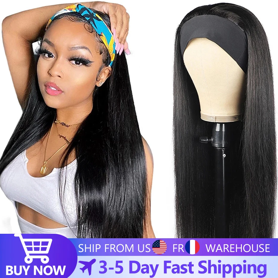 Безклеевые прямые искусственные человеческие волосы плотность 180% перуанские