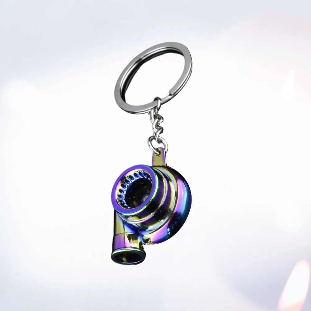 

Keychain Keyring Turbocharger Metal Pendant Car Keychains Hanging Hub Gift Creative Steel Whistle Ring Heavy Stainless Colorful