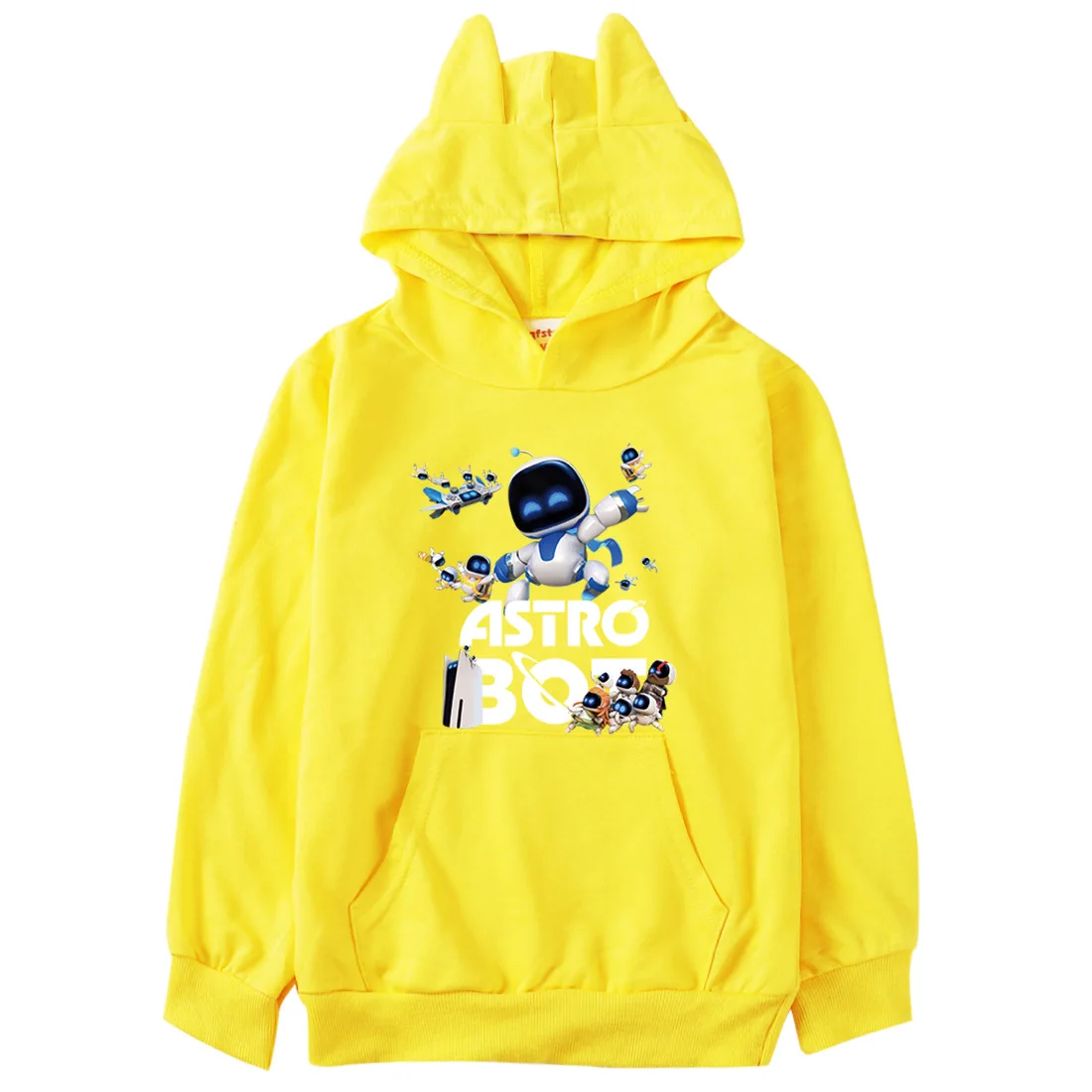 Толстовка детская ASTRO BOT свитшот для игровой комнаты модная уличная одежда