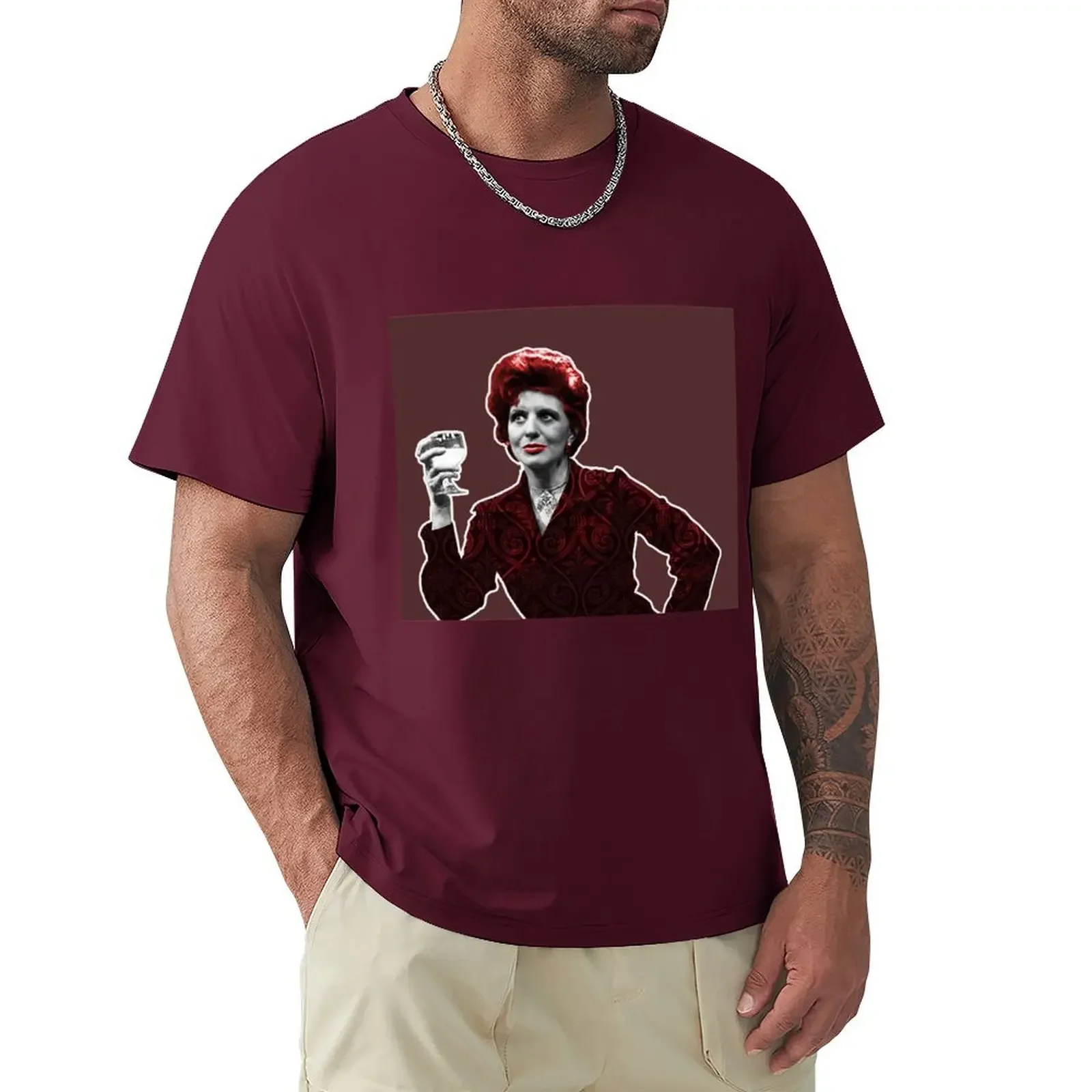 Футболка мужская облегающая большого размера с рисунком манги