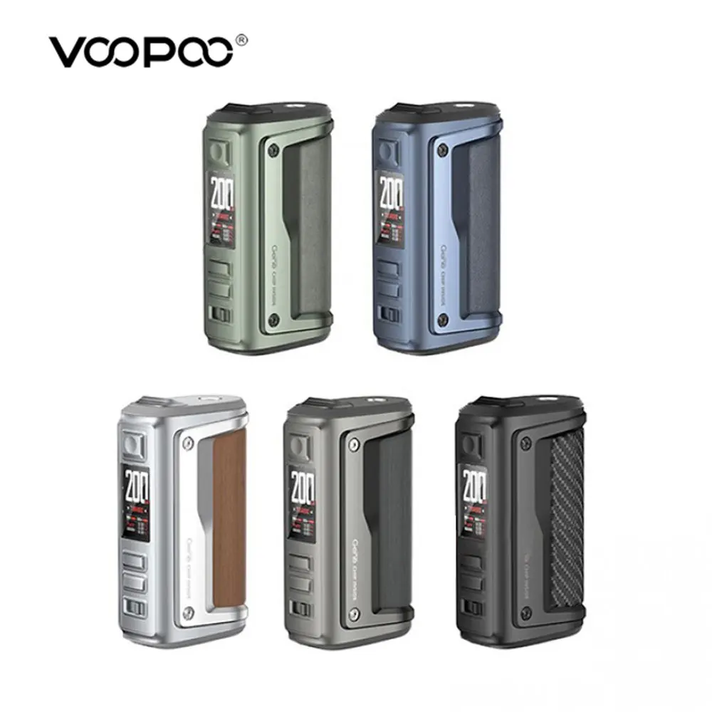

Оригинальный бокс-мод VOOPOO Argus GT 2, 200 Вт, двойные батареи 18650 (не входят в комплект), электронная сигарета 0,05-ом, вейп-испаритель
