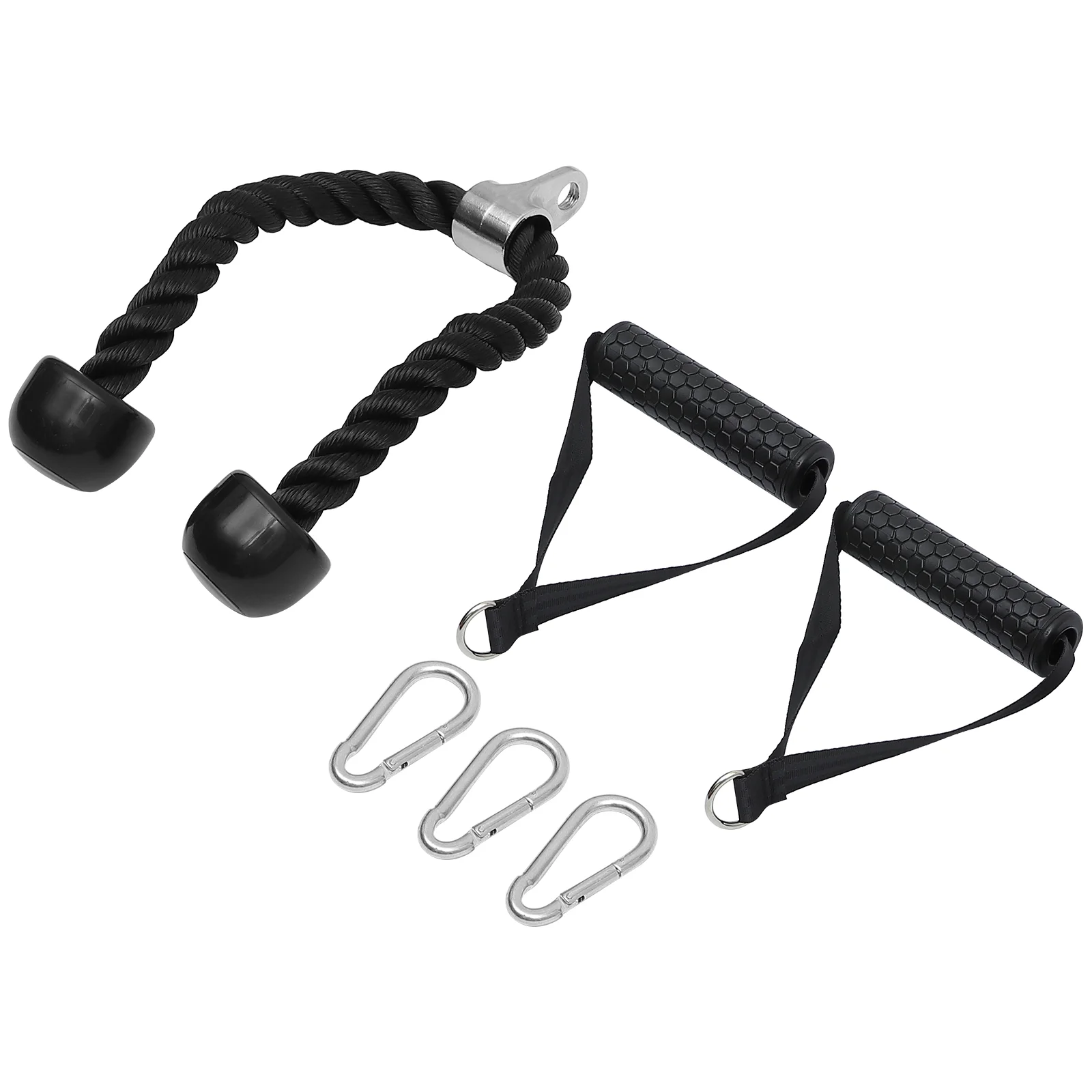 

Ropecable Tricep Down Fitness Attachment Training Bar Tool Gym Muscle Press Kithandle Weight Machine Rotating Triceps Workout