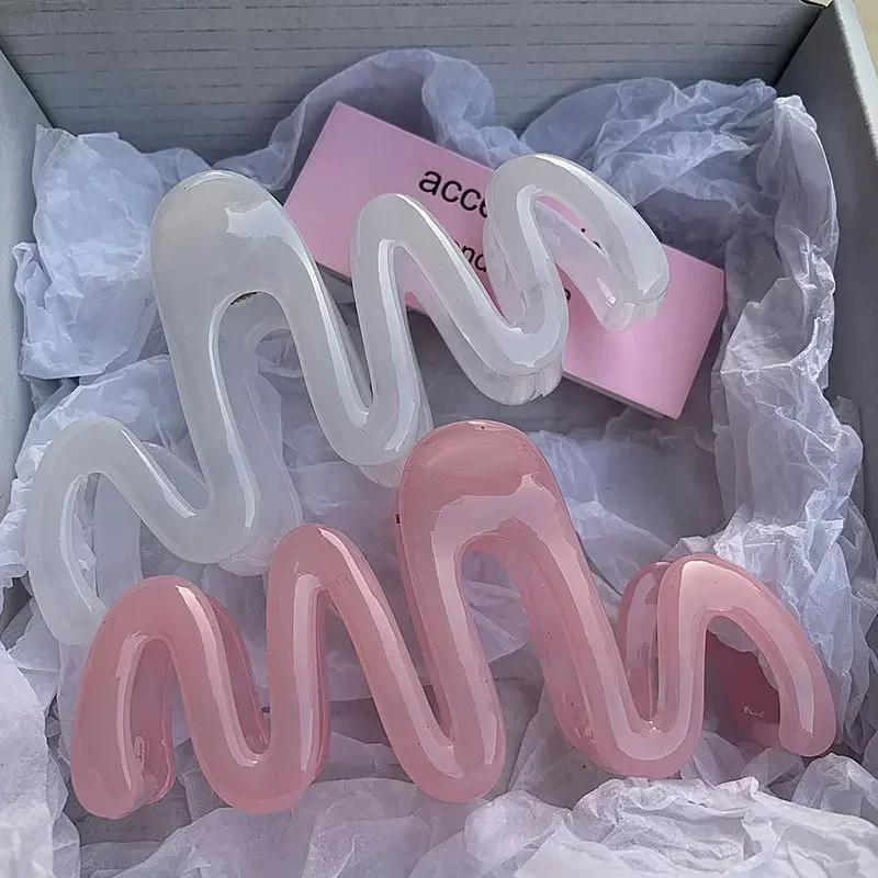 2024 красочная заколка для волос в форме желе модная дизайнерская Корейском стиле