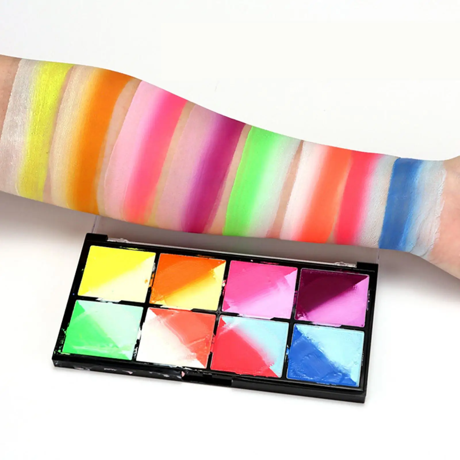 

Face Body Painting Supplies Body Paint Painting 8 Colors Fun Facepaint Washable for Christmas Costume Fancy Dress Holiday Adults