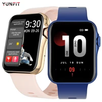yunfit smart watch men woman bluetooth call sports watches fitness tracker heart rate waterproof little watch for android ios
