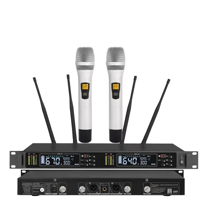 Фото P830 TURE DIVERSITY 640-690 МГц профессиональный сценический микрофон UHF беспроводная беспроводная микрофонная система microfono profesional №2