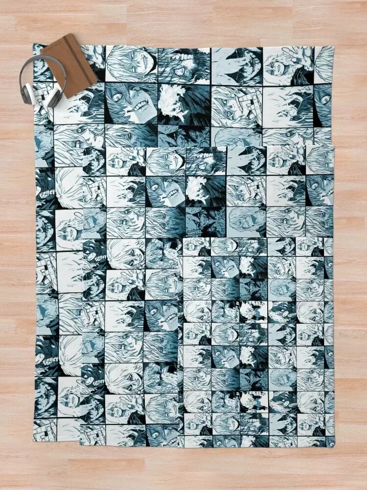 Фланелевое одеяло Shiga Raki MHA Collage 2