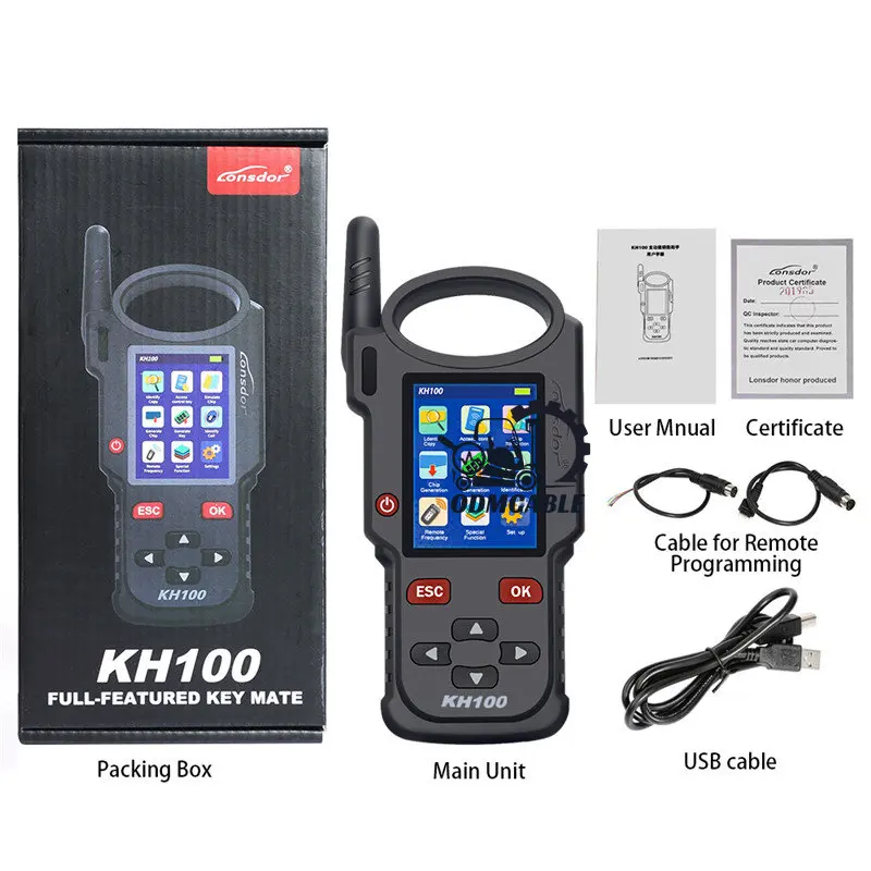 

NEW Lonsdor KH100+ Remote Key Programmer Handheld Device Update Version Of KH100 With Generate Chip Simulate Chip Identify Copy