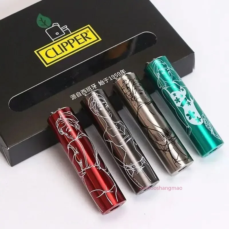 Фото Многоразовые газовые зажигалки Clipper Spain в различных стилях и разноцветные зажигалки Macaron для сигарет №5