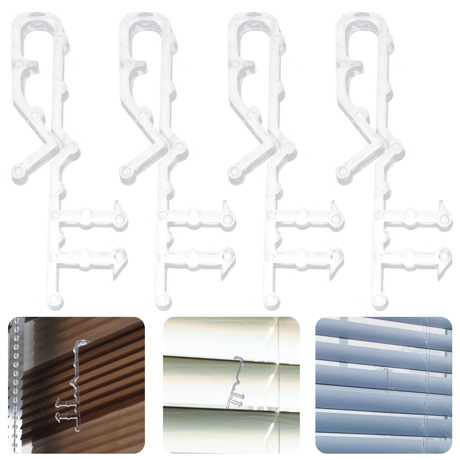 

Clear Blind Curtain Clips Valance Installation Tool Vertical Blinds Replacement Parts