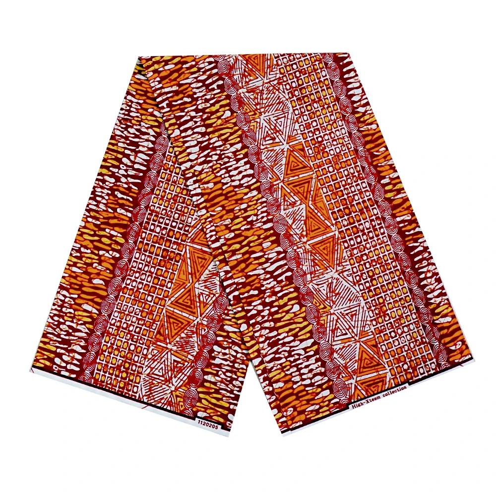 

100% хлопок, высококачественная ткань, 6 ярдов, анкарская африканская искусственная ткань, настоящая восковая ткань в африканском стиле «сделай сам»