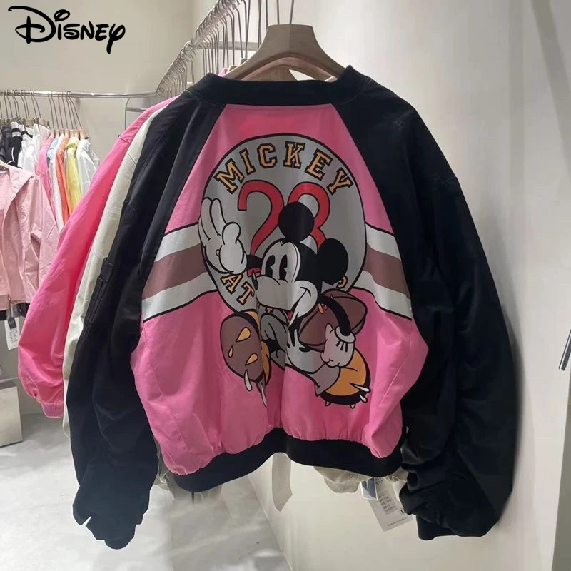 Новое поступление Disney 2022 модная осенняя хлопковая свободная повседневная куртка
