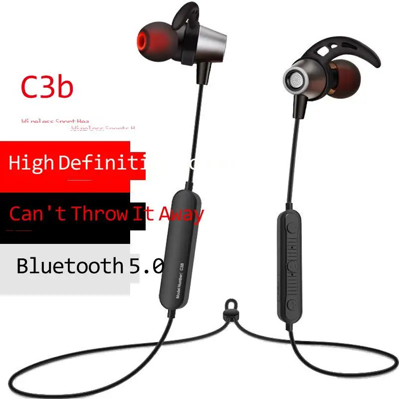 Фирменная модель, новинка 5,0, беспроводная Спортивная стерео Bluetooth-гарнитура с магнитным присосом, вкладыши для наушников для бега