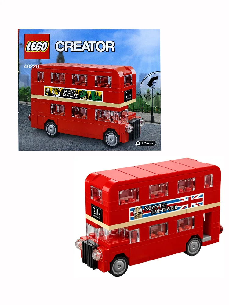 Конструкция Лондонской автобусной станции LEGO 40220 Городской автомобиль