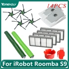 Для iRobot Roomba S9 S9 плюс робот-пылесос резиновые основной щетки Hepa фильтр, боковая щетка мешка для сбора пыли заменить аксессуары Запчасти