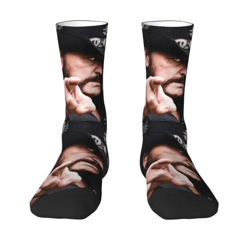 

Rock Singer Lemmys Retro Dress Socks Men Women Warm Fashion British Rock Singer Crew Socks
