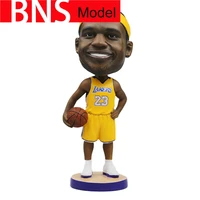 21cm basketball star shaking head action figure toy jewelry pvc player fans collection hand made toys boutique gifts