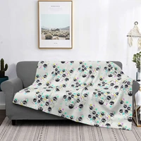 spirited away studio ghibli flannel plush plush blanket totoro chihiro blanket bed travel super warm plush thin quilt