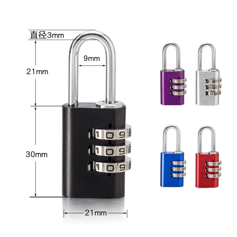 High-Quality Digit Combination Padlock Set Re-settable Combo Lock for School Locker Employee Outdoor Hasp Storage Password Locks |