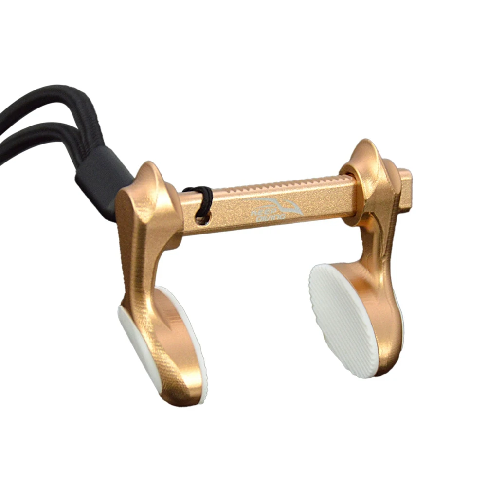 

KEEP DIVING Free Diving Aluminum Alloy Nose Clips Silicone Antiskid Synchronized Swimming Ear Pressure Balance Trainer,Gold