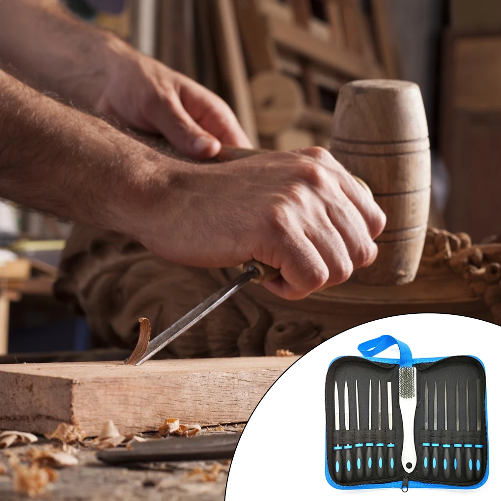 

13 шт./компл. набор металлических напильников для резьбы по дереву, инструменты для стальной напильник, игла для деревообработки, ручной инст...