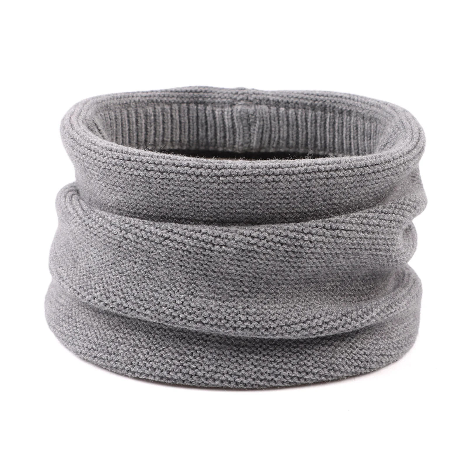 

Children Multipurpose O Neck Ring Scarf Autumn Winter Warm Windproof Neckerchief For Boys Girls Kids Solid Cotton