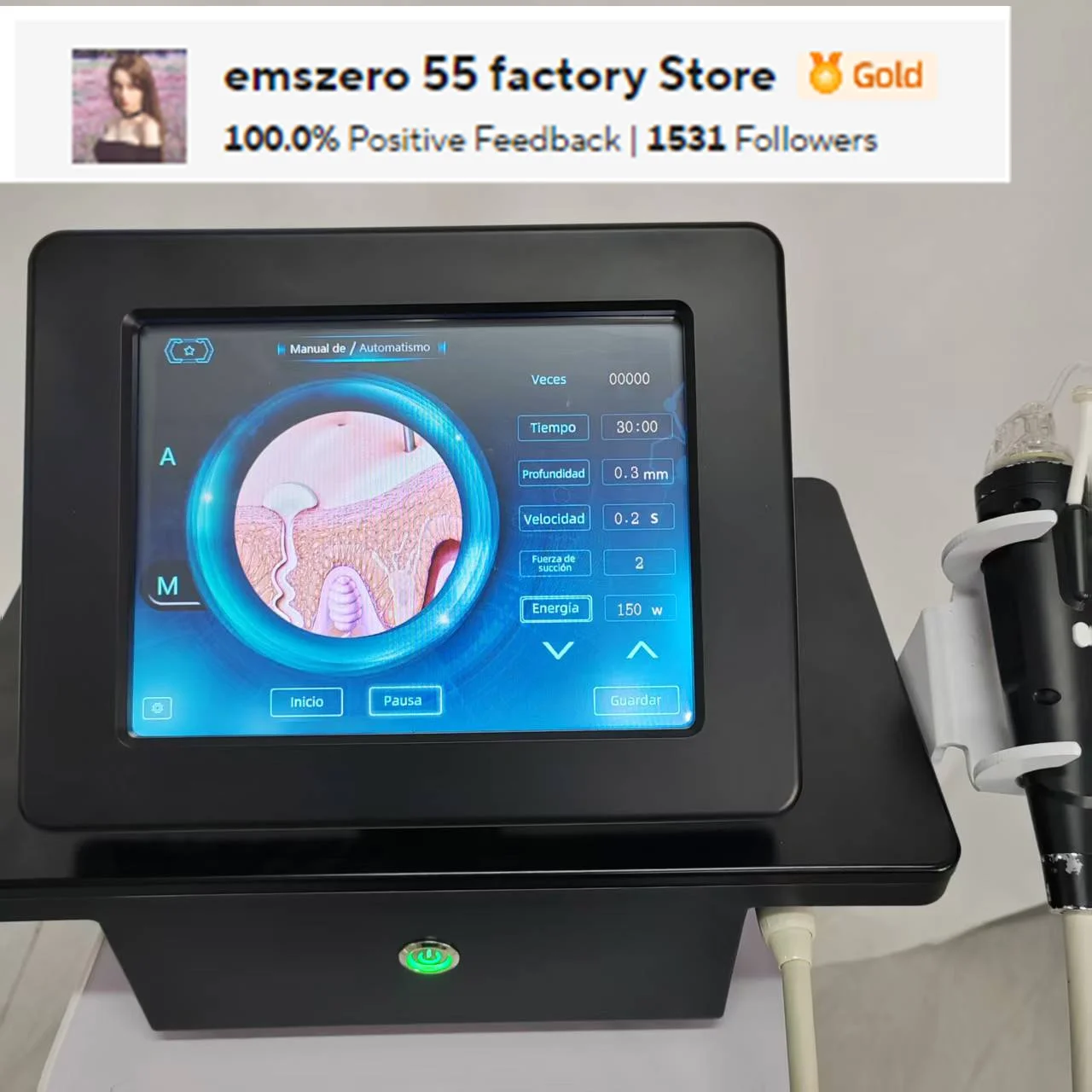 RF Microneedling Beauty Salon Use Machine против морщинмикроигла RF фракционная микроигольная машина портативный настольный OEM ODM (art.: 3920cecb75b4e) - 3920cecb75b4e