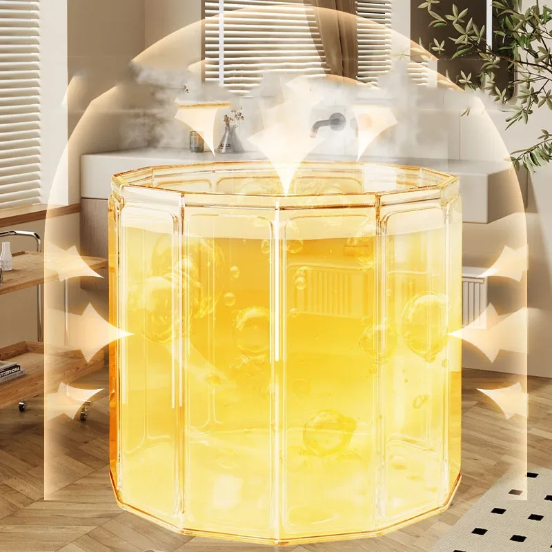 Ведро для купания взрослых складное бытовое ведро душа сидения полного тела