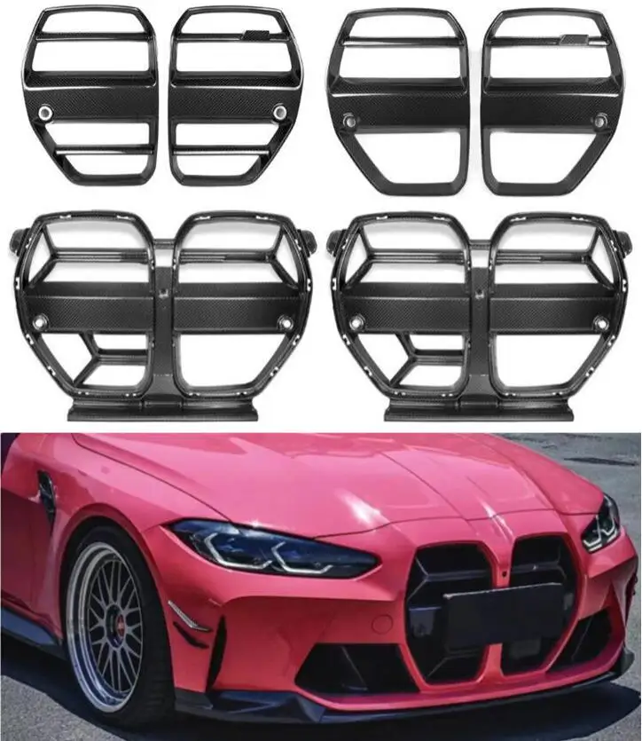 

Бампер передний из настоящего углеродного волокна для BMW G80 G82 G83 M3 M4 2020 2021 2022 2023