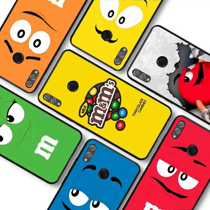 

Chocolate Beans Phone Case For Huawei honor 10Lite 10i 20 8x 10 Funda for Honor 9lite 9xpro Back Coque