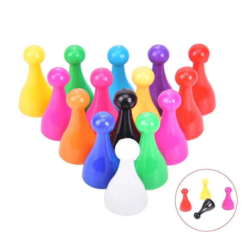 

10PCS Perfeclan Plastic Chess Pawn Pieces Board Card Game Halma Parts Accessories Board Game Halma Pieces
