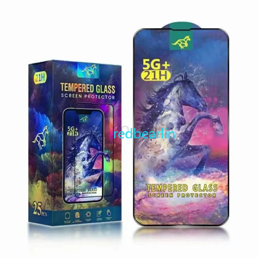 Wholesale For iPhone 14 Pro Screen Protector SWIFT HORSE Upgraded 21H Full Glue Tempered Glass 13 12 11 XS Max Mini X XR 7