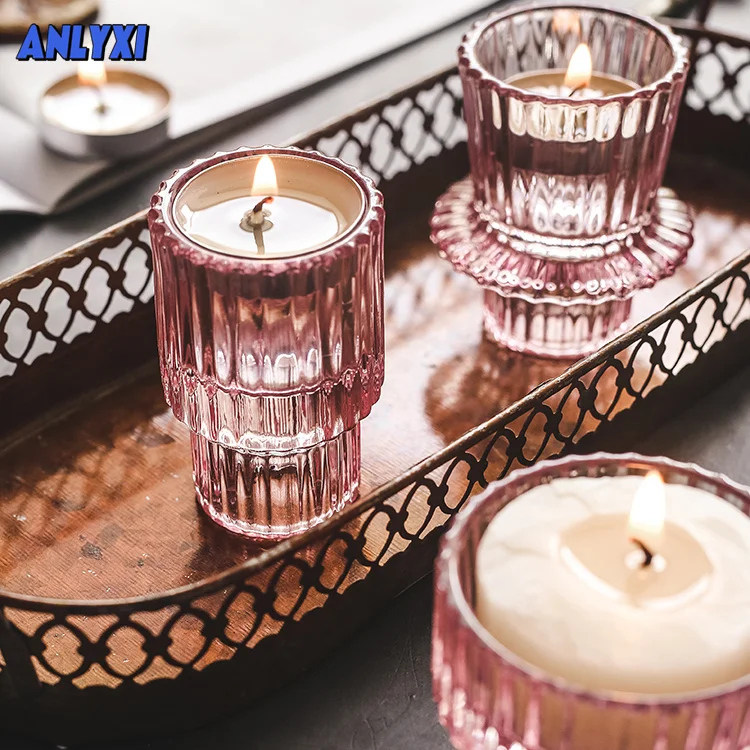 S Table Cube Candle Stand Small Tealight Candle Holder Home Decoration