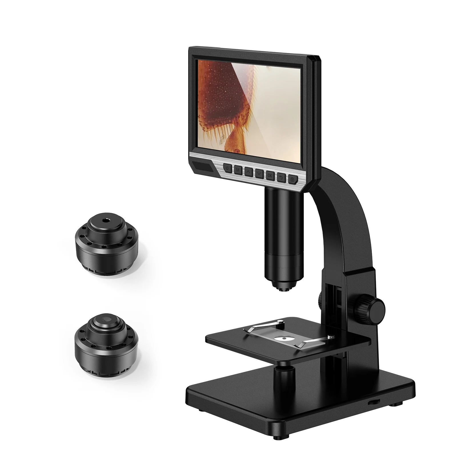 

Цифровой микроскоп, аккумуляторная батарея 2600 мАч, 12 Мп, с IPS экраном 7 дюймов