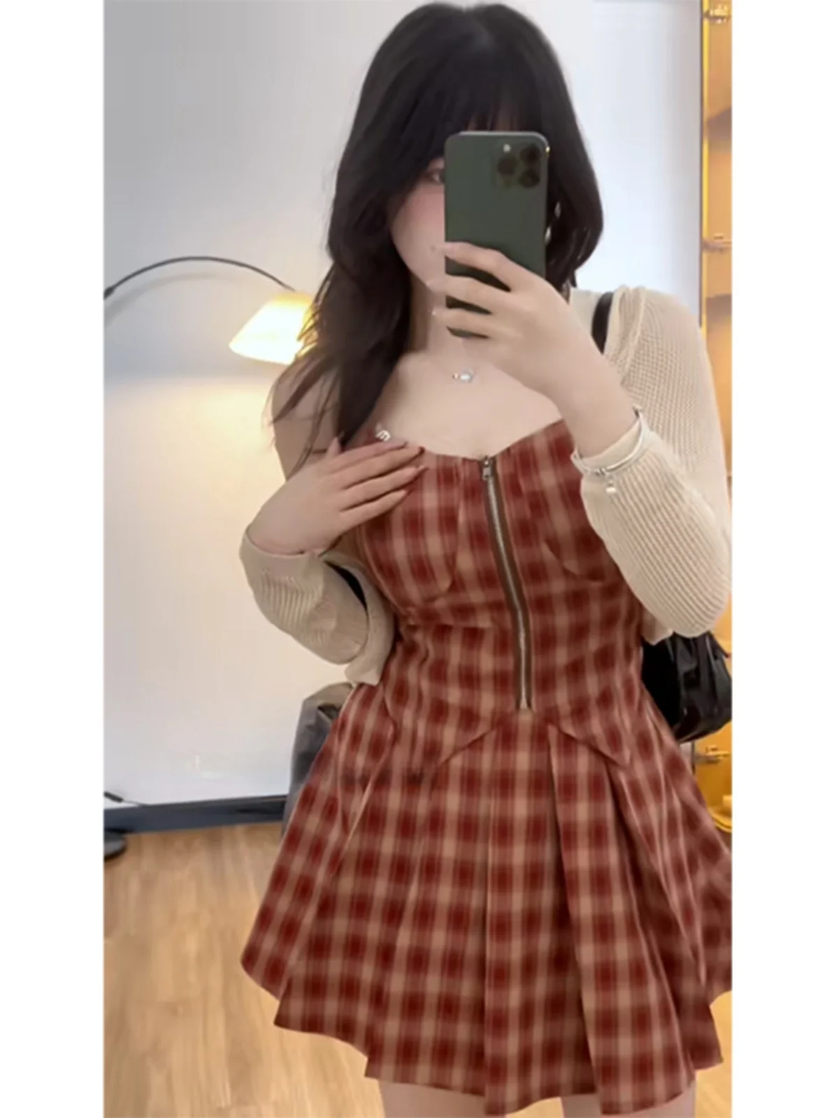 Плюс размер Утягивающая талию облегающая юбка на бретельках Комплекты весенних