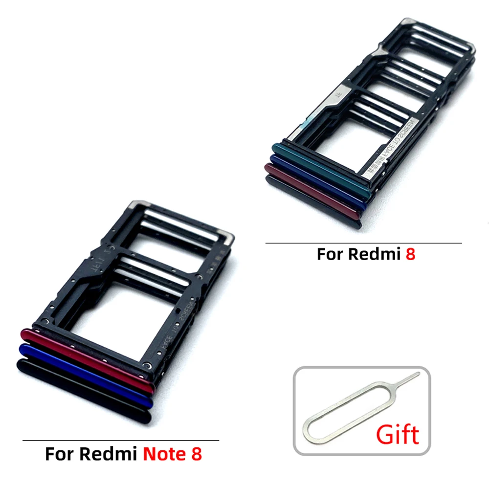 Новинка держатель Micro Nano SIM-карты лоток Слот адаптер гнездо для Xiaomi Redmi 8 8A Note Pro +