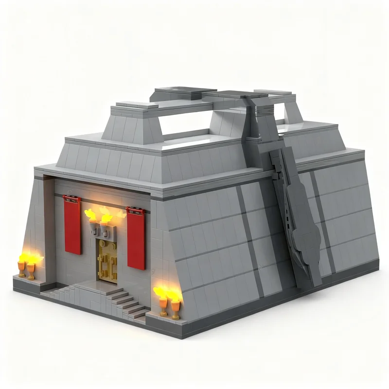 Фото 2779 деталей MOC Marvelal Сокровищница Одина Асгард Модульные здания Модель Конструктор Рождественские подарки Игрушка Креативная идея DIY №2