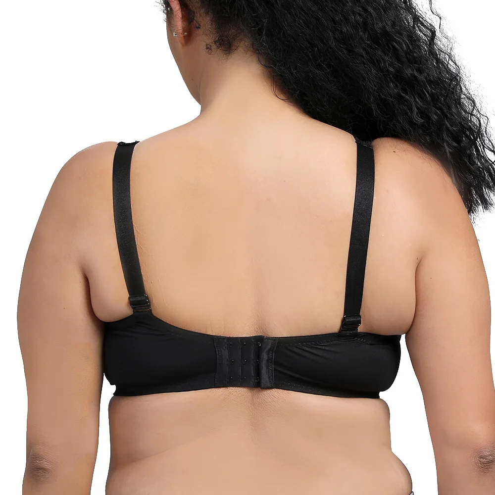 New Lace Bras Plus Size Bras For Women Underwire Unpadded Soft Sexy Black Bra Women thin Underwear Large Size B C D E Cup