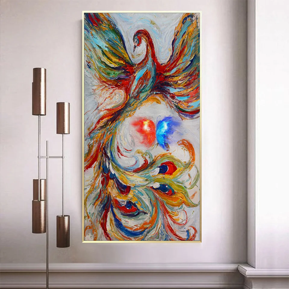 

Fantasy Phoenix 5D DIY Diamond Painting abstract bird diamond mosaic stitch square round diamond embroidery gift home decor