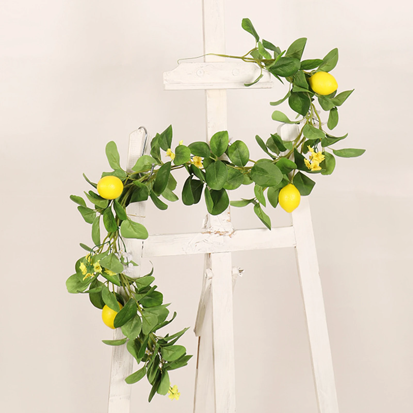 

1.8M Artificial Lemon Cane Rattan Garland Simulation Fruit Wreath String Home Wall Hanging Decor Lemon Photography Prop Pendant
