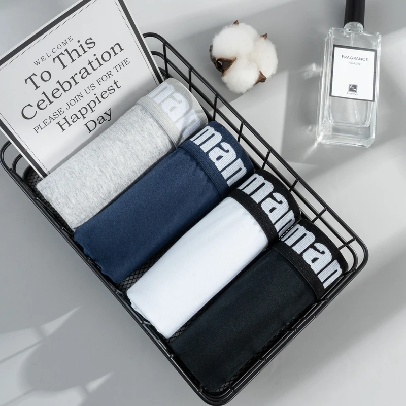 Мужские трусы-боксеры мужское нижнее белье дышащие сексуальные мужские с